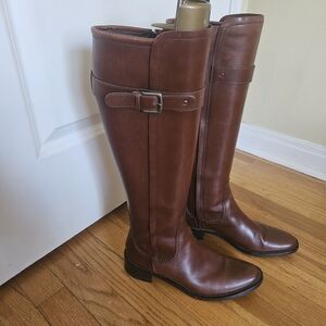Classic Brown Leather Boots